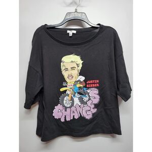 Justin Bieber Crop top Size Medium